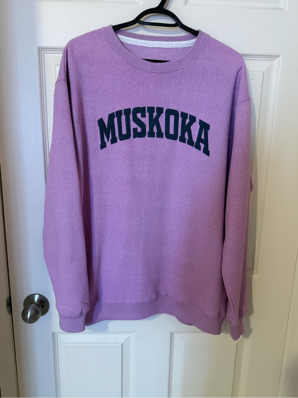Muskoka Lavender Crewneck Sweater NWOT
